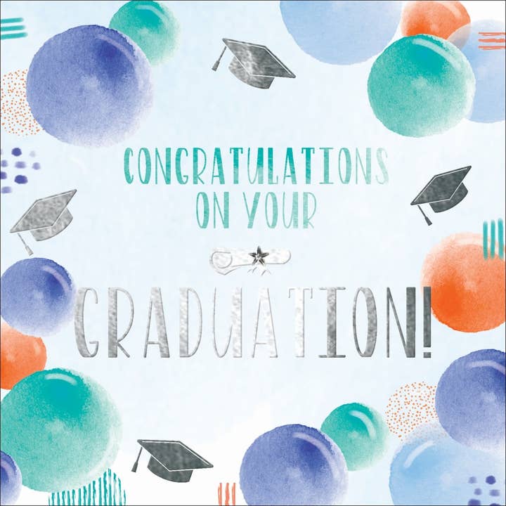 Graduation, carte de vœux faite à la main pour la vente par The Handcrafted Card Company
