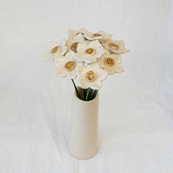 NaturoTheke - Wholesale Artificial Flowers - Petunia, diameter approx. 4-4.5 cm, stem 20 cm