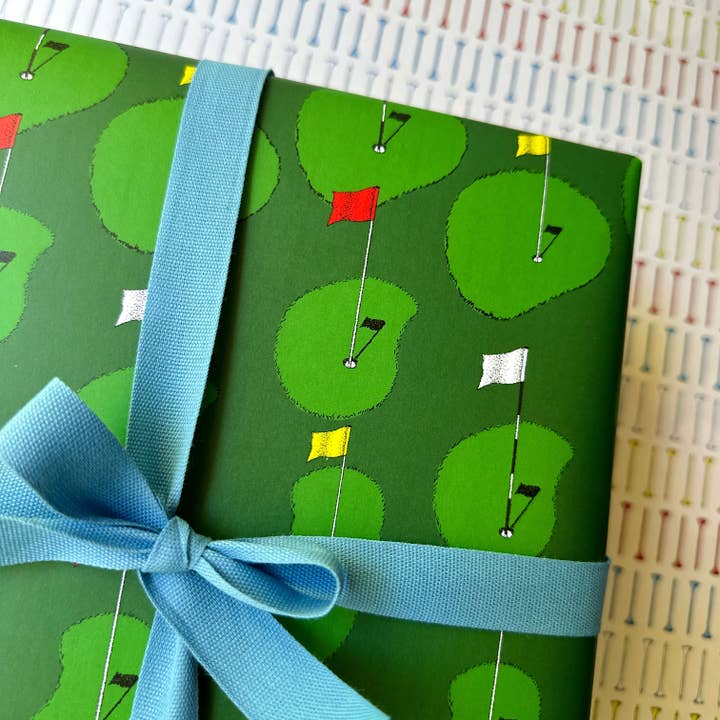 Ballard & Prescott - Wholesale Flat Wrap - Golf Wrapping Paper3