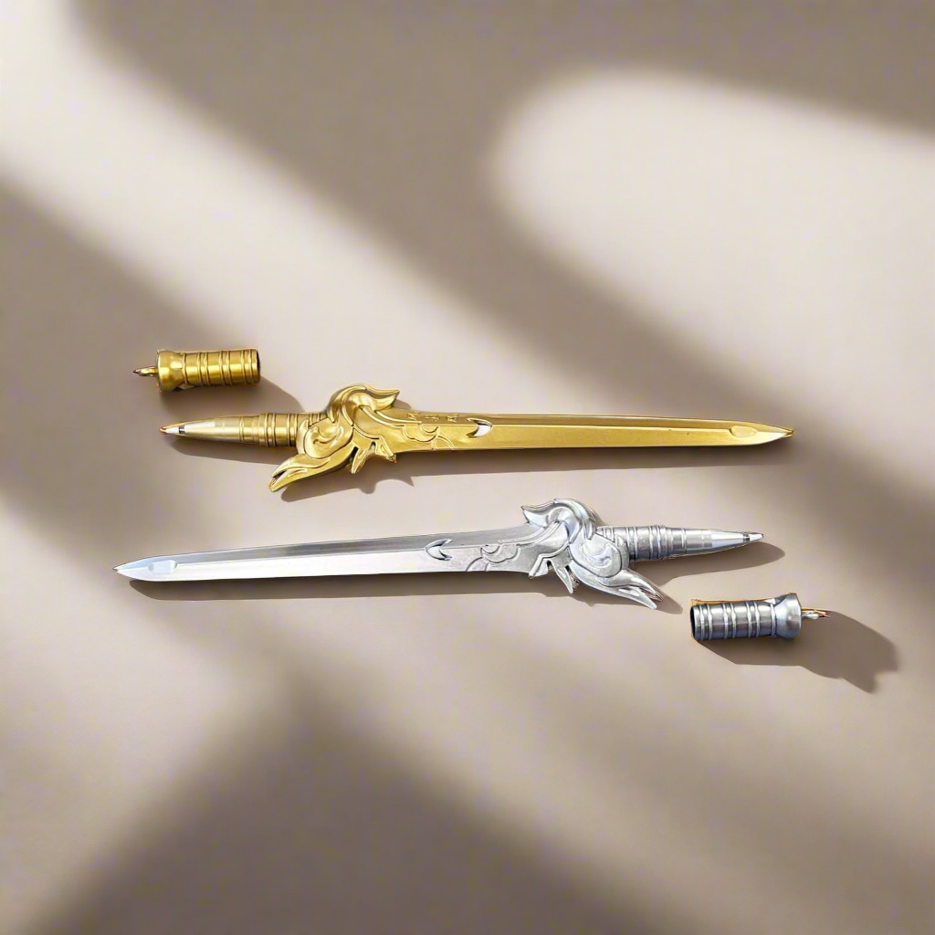 Soothi | Containers Of Creativity - Wholesale Pen - Zwaardvormige Novelty Pen - Leuk en Toonbaar Schrijfinstrument10