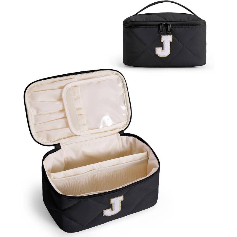 wandf – wholesale Make-up/cosmetic bag – Wandering Nature Puffer Initial Makeup Bag for Moms, Wives28