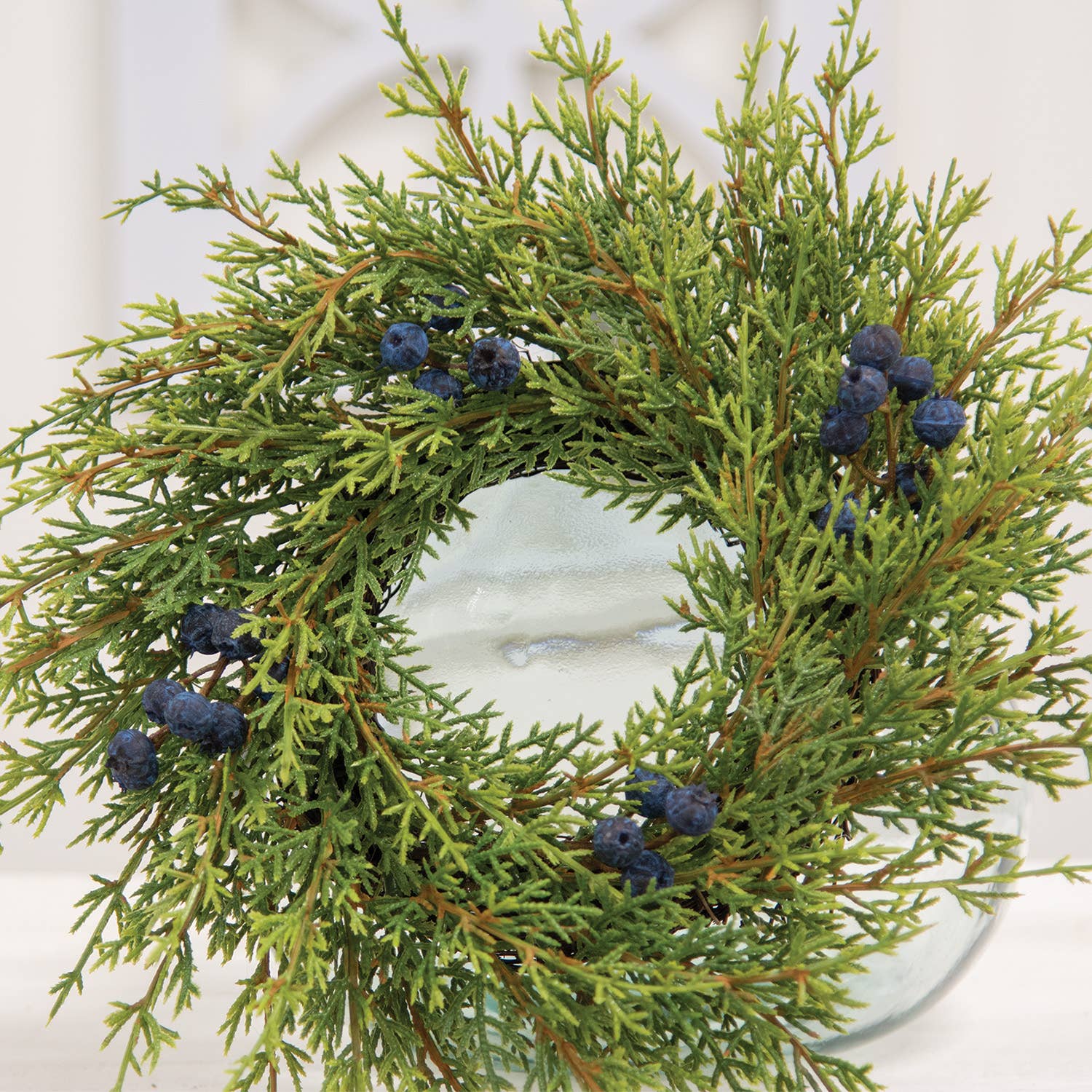 Saybrook Lane - Wholesale Wreath - Blue Berry & Cedar Wreath, 12"2