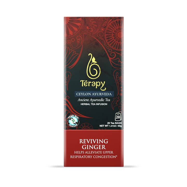 Terapy Ceylon Tea - Wholesale Health/Detox Tea - Reviving Ginger Ayurveda Tea10