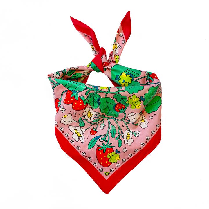 pogpals - Wholesale Bandana - Women's - Strawberry Froggy ✿ Bandana4