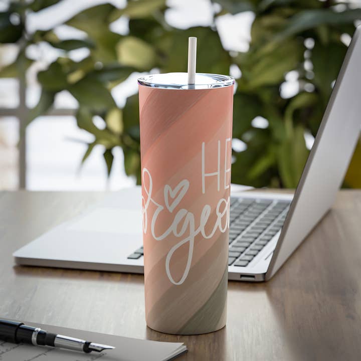 Hello Gorgeous Tumbler for wholesale by R & C Designs