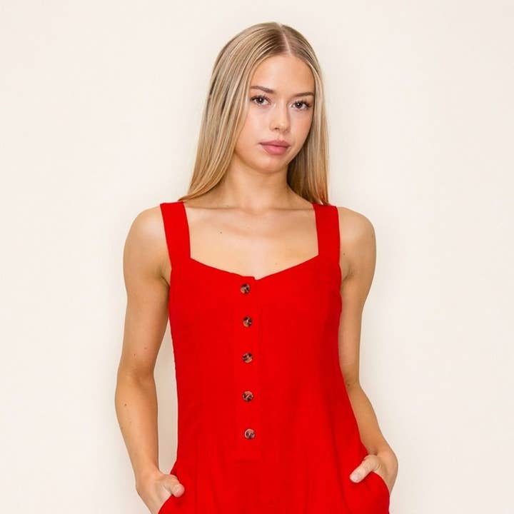 R50287 Short Sleeve Solid Knit Romper for wholesale by White Birch