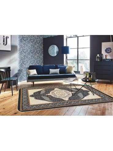 Tapis OTTOMAN Noir pour la vente par Mani Textile