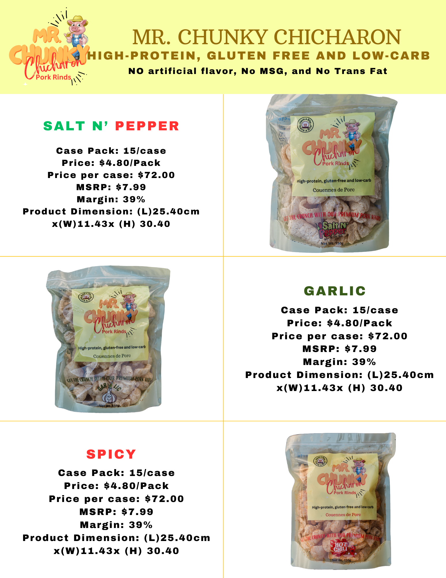 Have a Bite - Wholesale Puffed Snack - Mr. Chunky Chicharon6