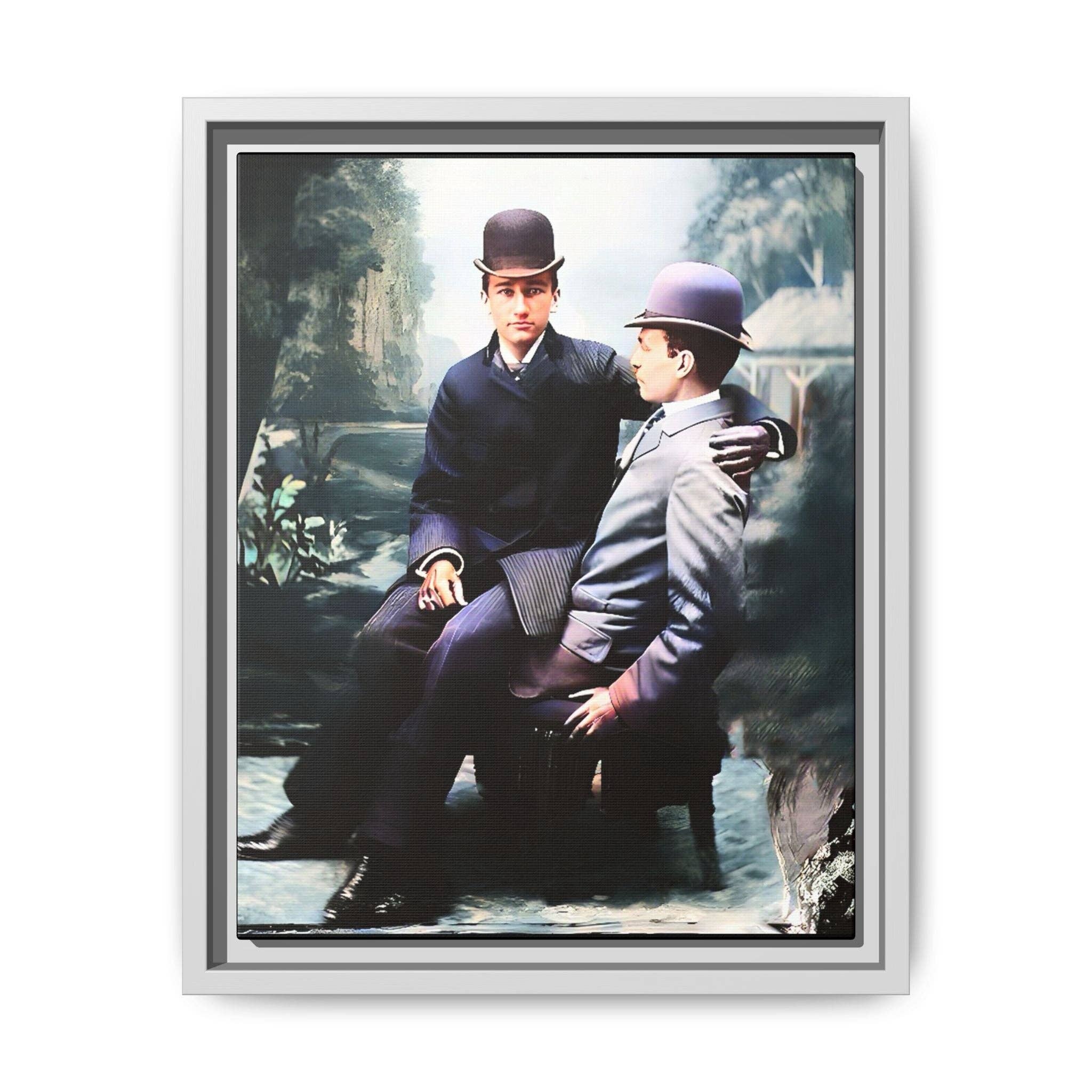 Walt & Pete - Wholesale Art Print - paire 027 | Framed Vintage Photo - Matte Canvas2