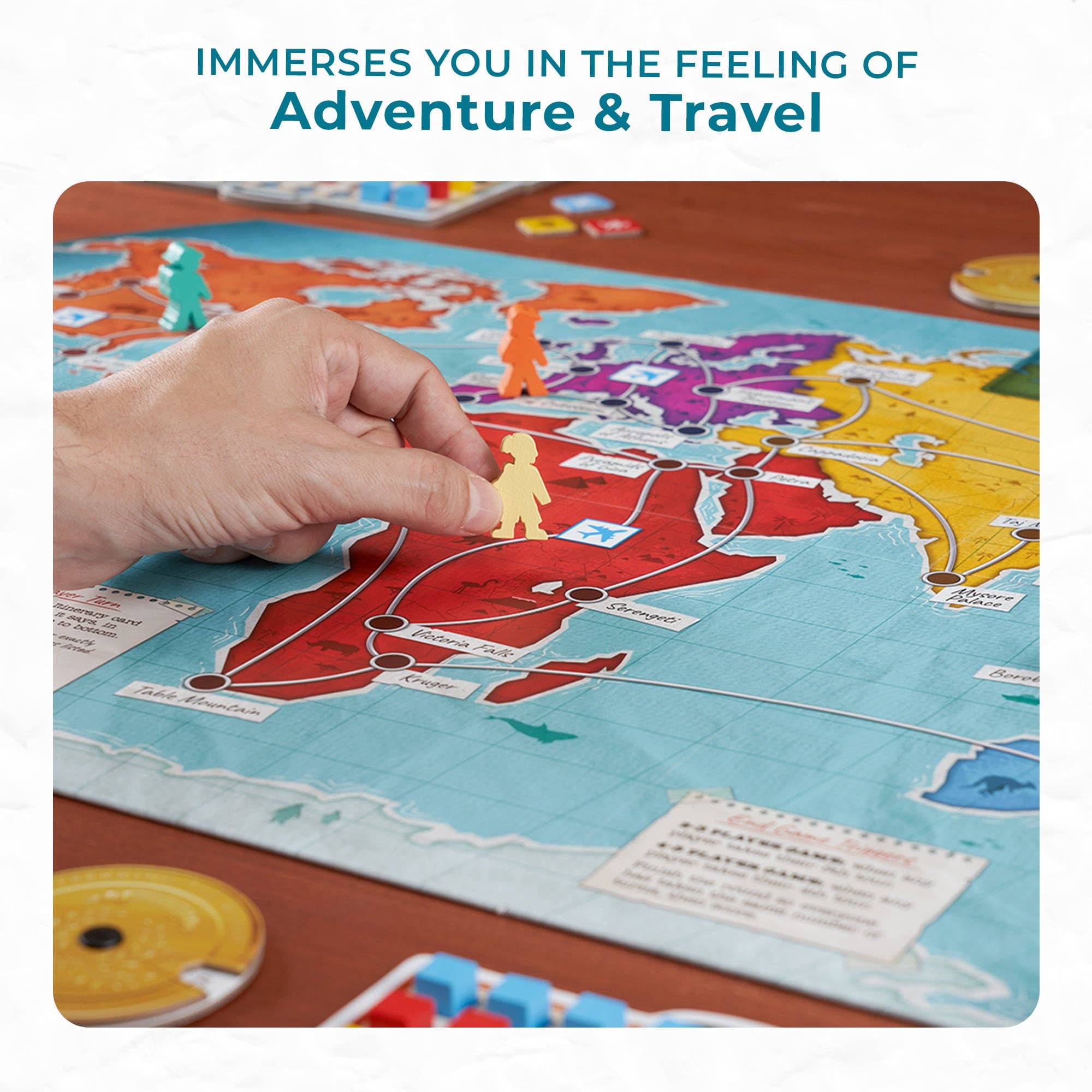 Underdog Games - Wholesale Board Game - Trekking the World 2nd Edition3