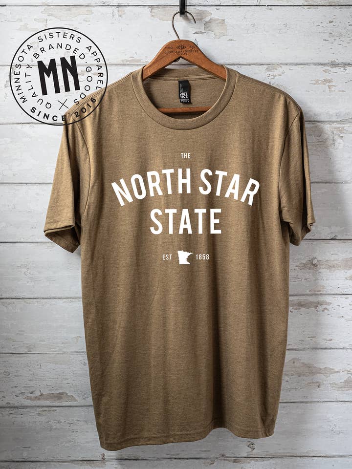 North Star State T-Shirt for wholesale by Minnesota Sisters
