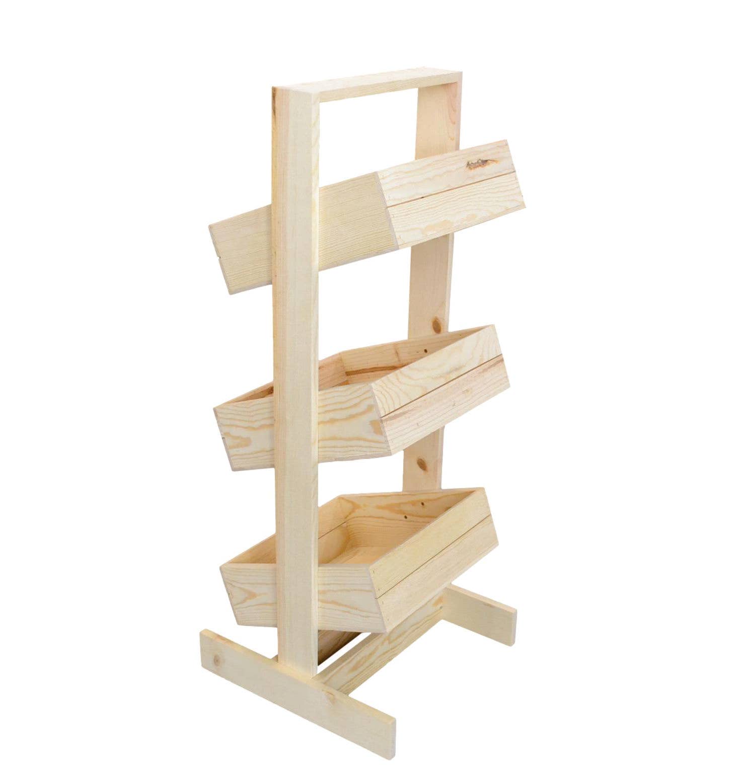 Poole & Sons Inc. - Wholesale Retailer Display Stand/Case - Wooden Store Display Tall 3 Tier1