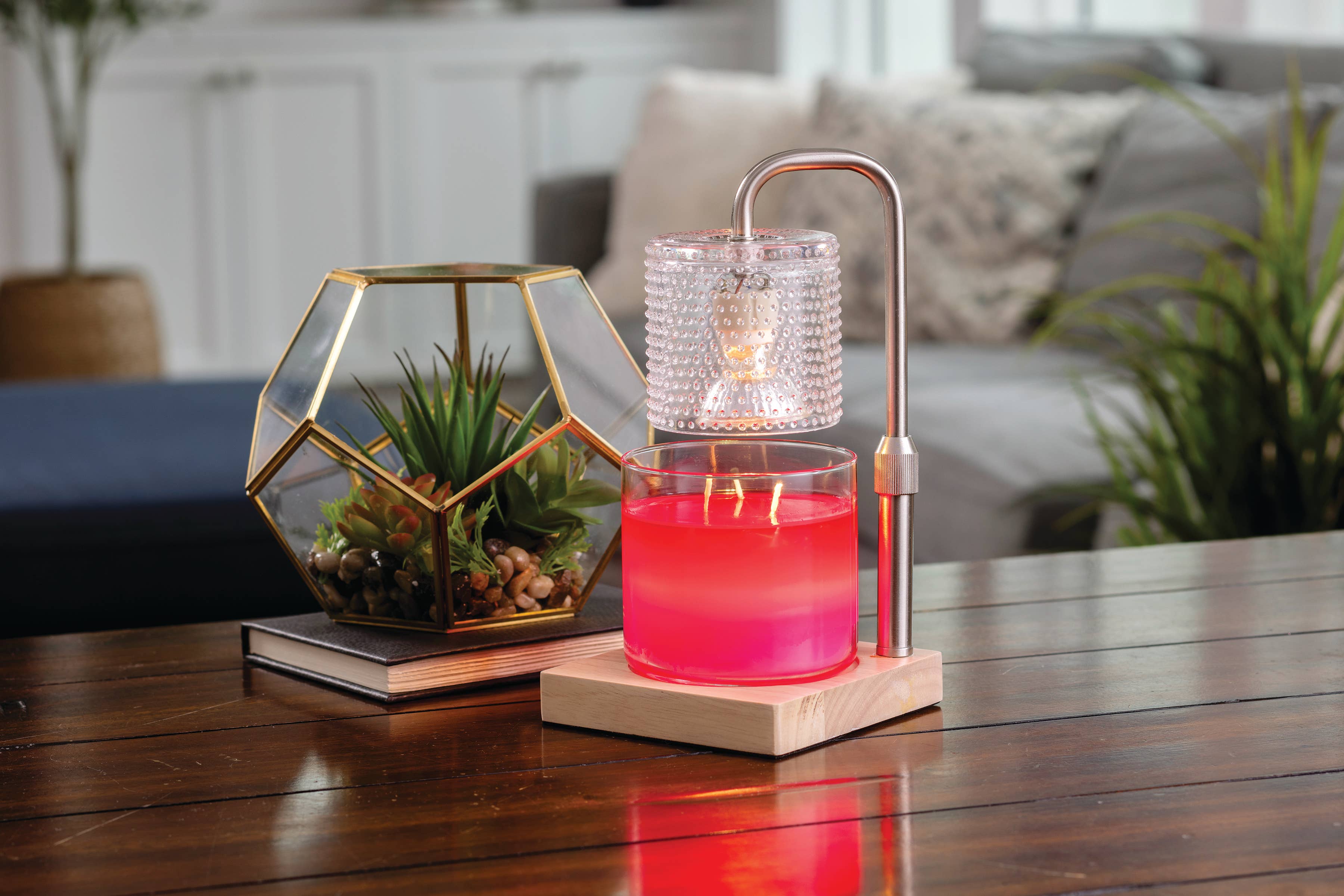 CANDLE WARMERS ETC Garden Candle Warmer Lantern for Top-Down Candle Melting Garden Candle Warmer Lantern | Candle Warmers