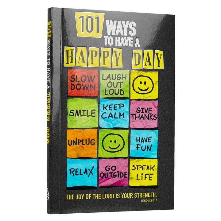 Christian Art Gifts - Wholesale Book - Adult - Gift Book 101 Ways to Have a Happy Day Softcover