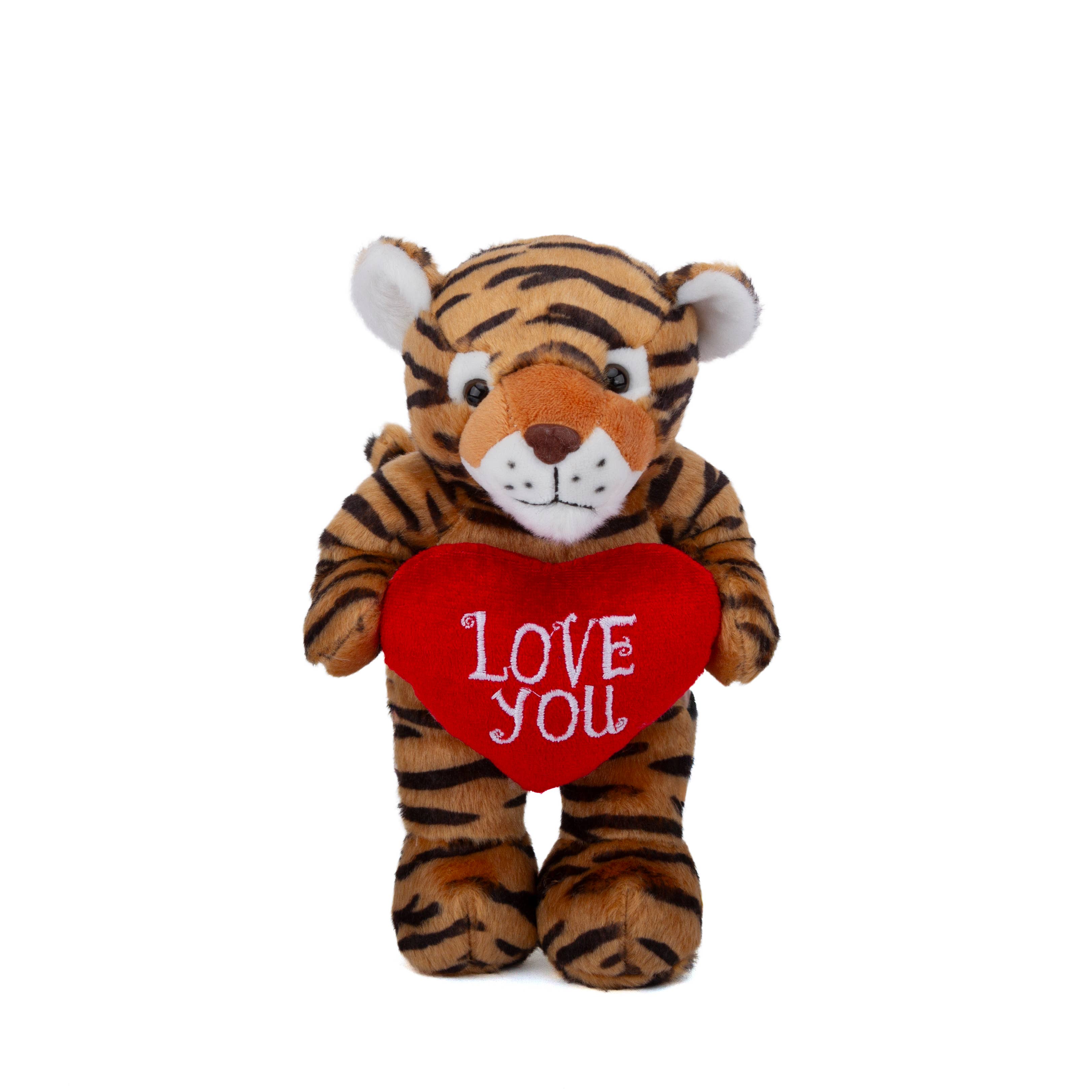 Plushland – wholesale Stuffed/plush toy – Kids & baby – 8″ Valentine Plush Animals Holding Heart With Love You Note8