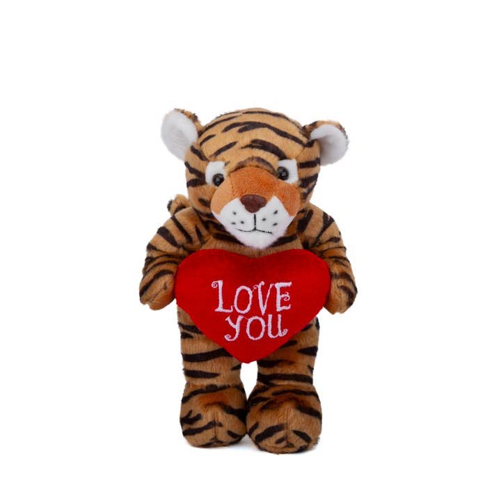 Plushland – wholesale Stuffed/plush toy – Kids & baby – 8″ Valentine Plush Animals Holding Heart With Love You Note8