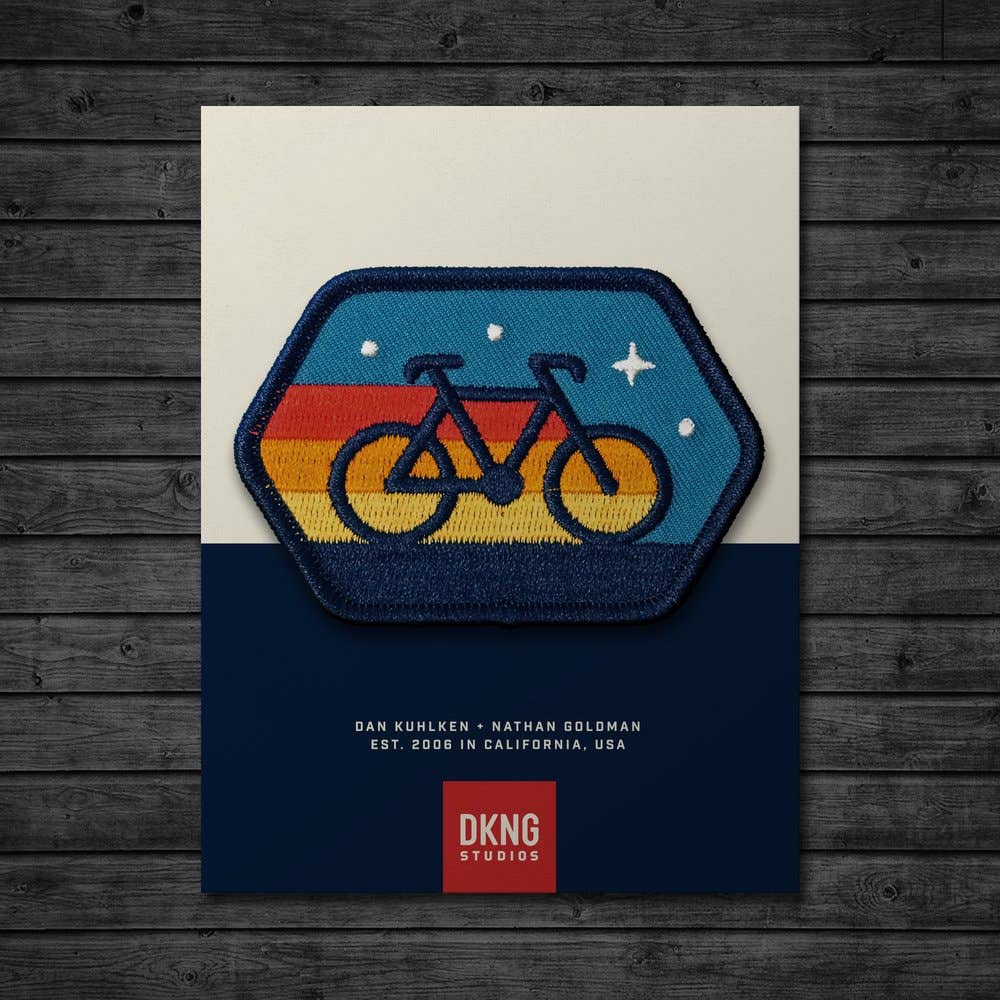 DKNG Studios - Wholesale Patch - Cyclist - Embroidered Patch1