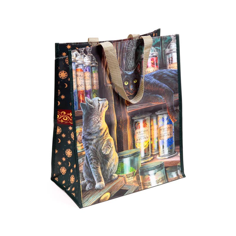 Puckator Ltd – wholesale Grocery/shopping bag – Lisa Parker Magical Emporium Cat Reusable Shopping Bag4
