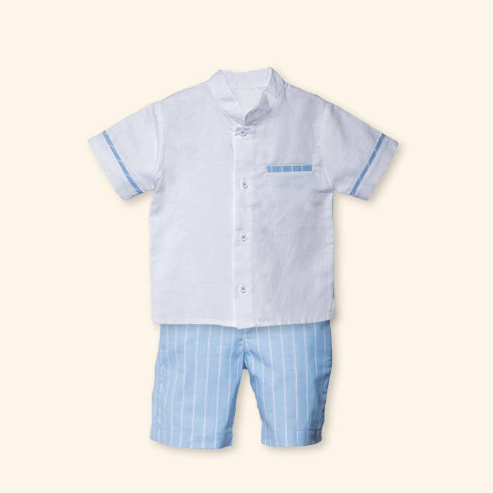 Baby drengesæt -James Stripes for engroshandel hos Karela Kids Inc.