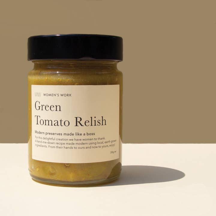 Green Tomato Relish GRANDE for wholesale by Women's Work