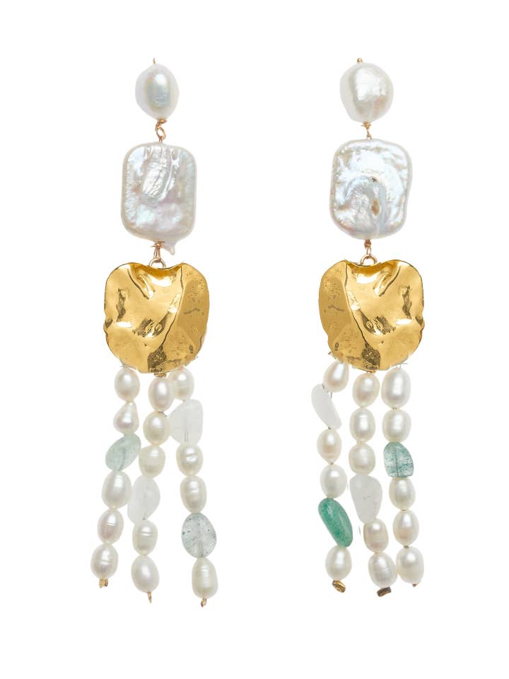 Pendientes Juno Pearl para venta al por mayor de Lavani Jewels