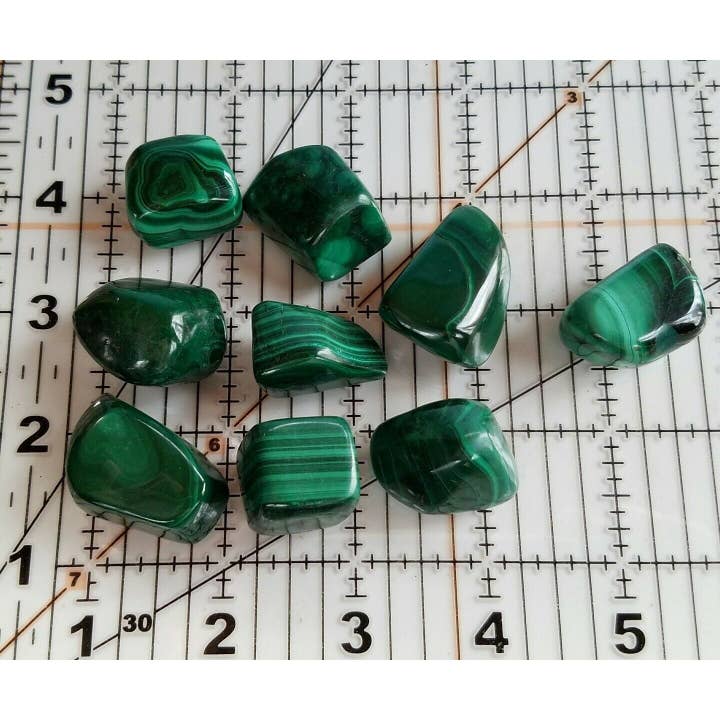 Tree of Life Gems - Wholesale Spiritual Stone/Crystal - Medium Tumbled Malachite1