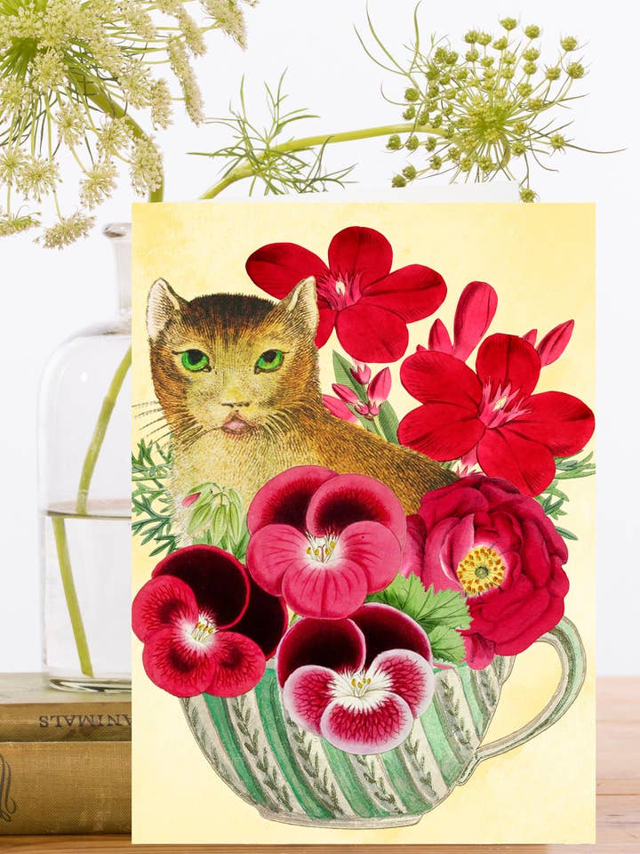 RS253P ~ Blank Whimsical Greeting Card for wholesale by Madame Treacle