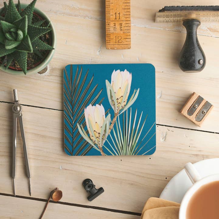 Protea Coaster - Coaster - Tropical Coaster - Protea for wholesale by Arch & Ivy