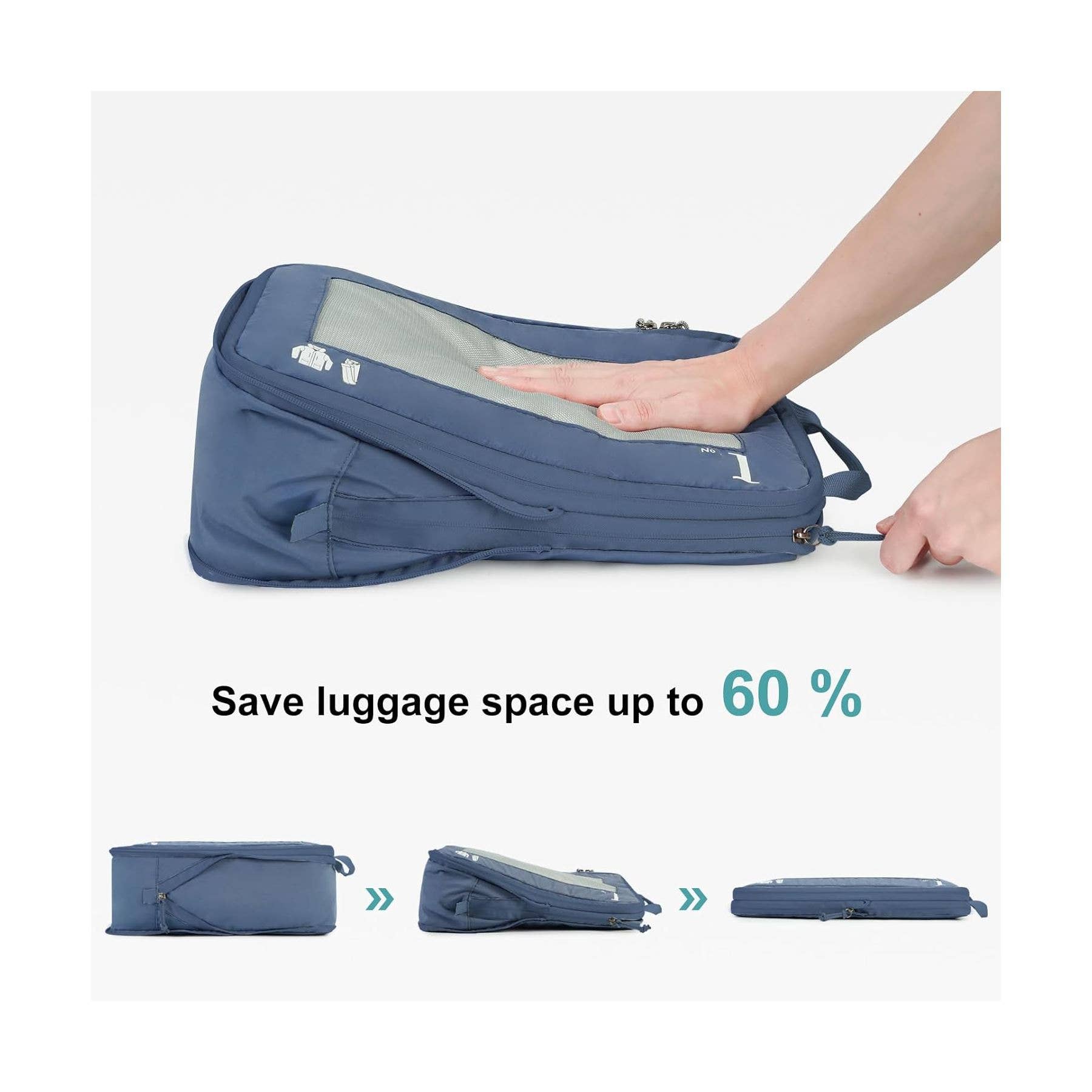 NARWEY INC - Wholesale Packing Cube - 5 Set Compression Packing Cubes for Suitcases Organiser Bags11