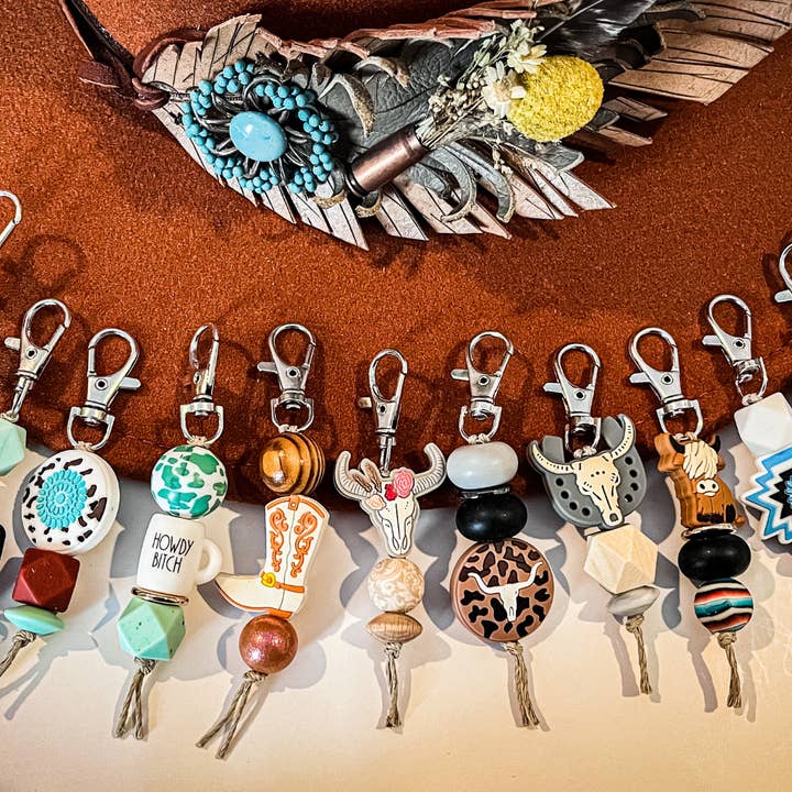 TrendyKeys - Wholesale Keychain - Women's - Minimalist Bag Charm Keychains