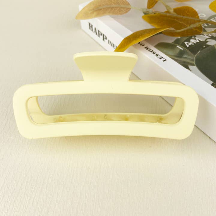 mildstyles – Engroshandel Hårspænde - Dame – Frostet rektangulært hårspænde2