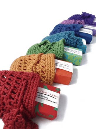 Cotton Crochet Soap Cozy for wholesale by Ganesh Himal Trading