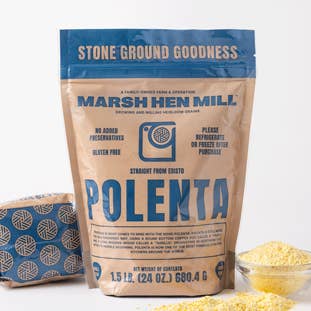 Marsh Hen Mill - Wholesale Cornmeal - Yellow Polenta 1.5 lb (12 Pack Case)0