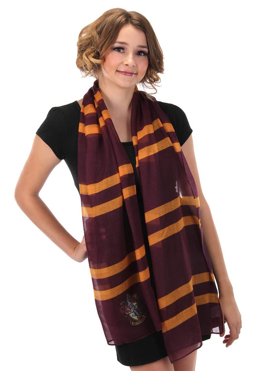 Mimi Imports - Harry Potter - Venta al por mayor Bufanda - Unisex - Bufanda ligera Gryffindor de Harry Potter1