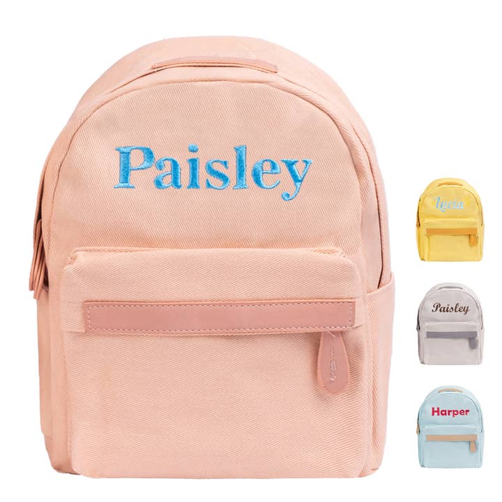 Personalized or Standard Backpack for Kids-Canvas for wholesale by GirlyPirateCo