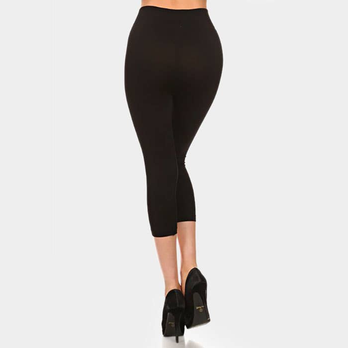 Sensibling Corp. - Wholesale Fashion Leggings - Women's - Solid High Waist Leggings
1