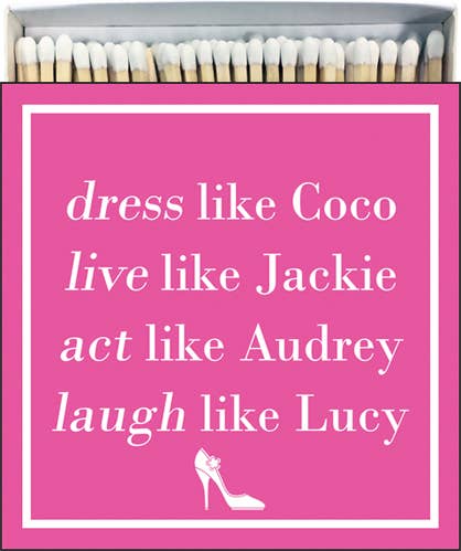 Paperproducts Design • Ambiente - Wholesale Matches - MATCHES SQUARE- DRESS LIKE COCO0