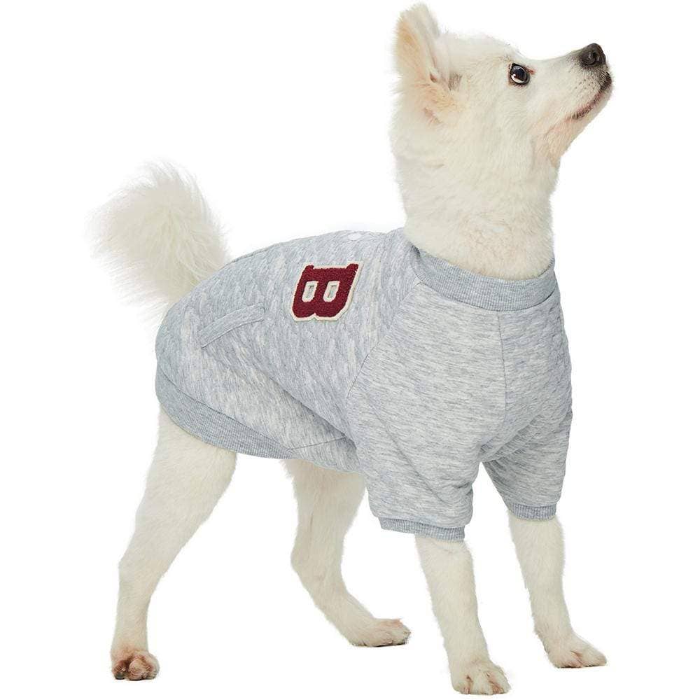 Blueberry Pet - Wholesale Pet Shirt - Dog - Baseball Fans Jacquard Terry Knit Dog Sweatshirt6
