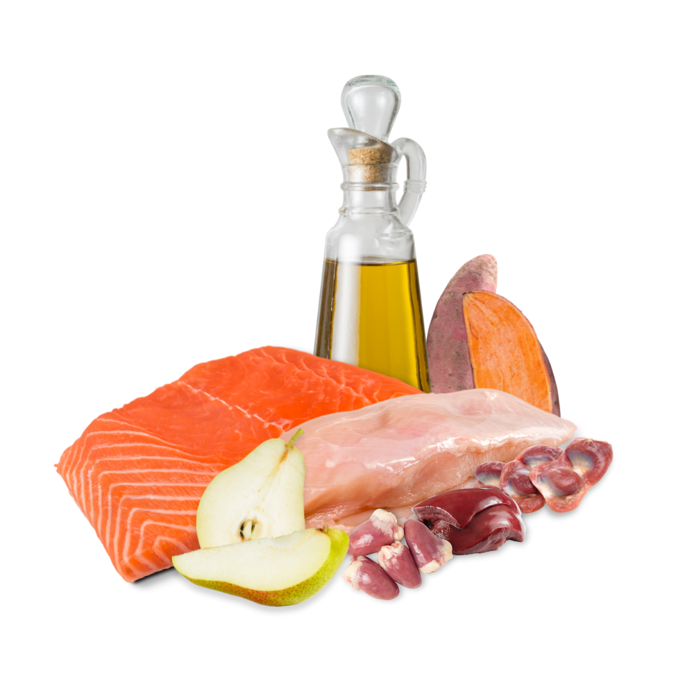 Lucky-Pet Handels- und Produktions GmbH – Engroshandel Foder - Hund – Lucky-Pet laks med kylling, sød kartoffel og pære2