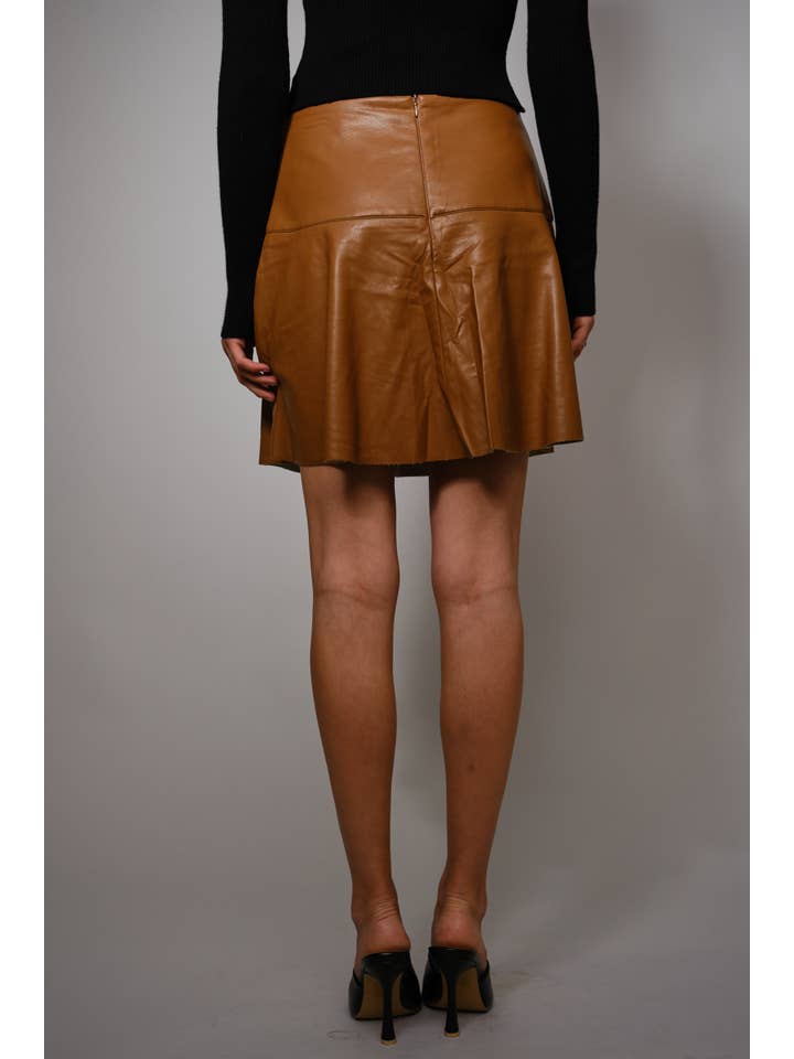 Blue B - Wholesale Skirt - Women's - 99581S - Western Buckle Faux Leather Skort12