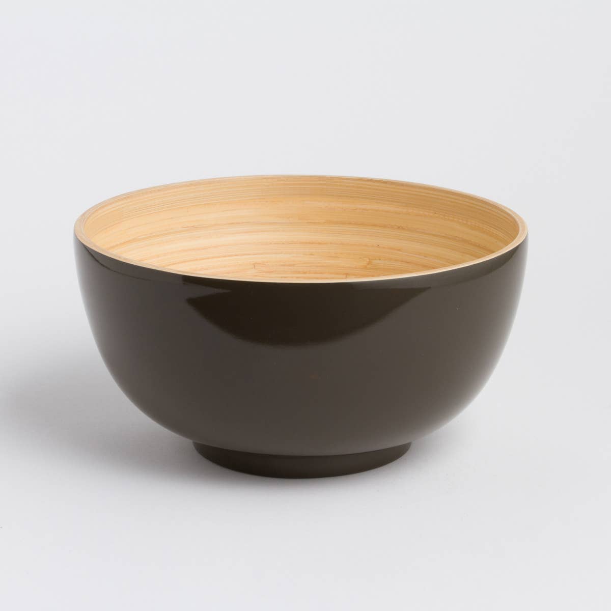 Bibol - Wholesale Serve Bowl - TCHON Bamboo Salad Bowl - Glossy Colors1