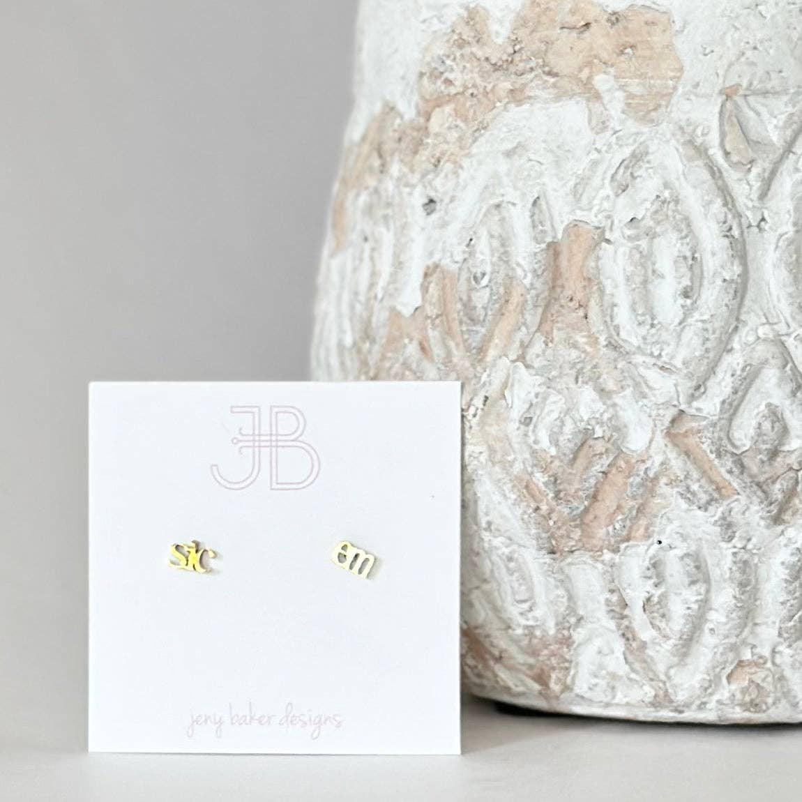 Jeny Baker Designs - Wholesale Stud/Post Earrings - Chant Studs5