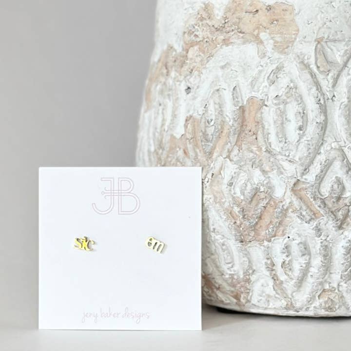 Jeny Baker Designs - Wholesale Stud/Post Earrings - Chant Studs5