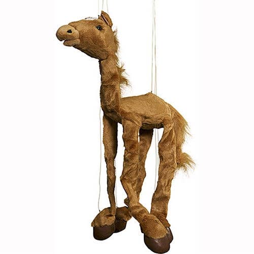 Sunny Puppets Brown Horse Marionette (Jumbo - 26") for wholesale by Silly Puppets