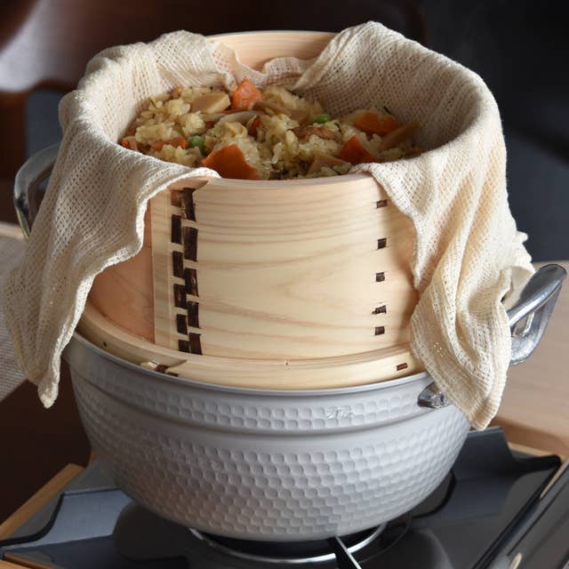 Japacolle — Japan Collections | See Latest News in "About" - Wholesale Cooking pot - Yamaichi mini Japanese style Wooden Steamer with pot5