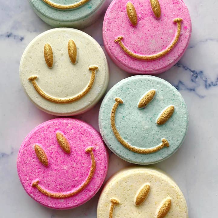 Happy Bath Bomb (Emoji, Smiley) and other Purchase Wholesale made in. Free Returns & Net 60 Terms on Faire trending on Faire.