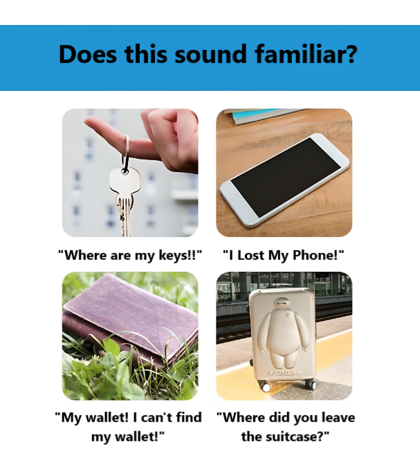 My Wholesale Warehouse - Wholesale Keychain - Unisex - Generise 'Found It' Compact Bluetooth GPS Tracker Tag for Health & Beauty Enthusiasts1