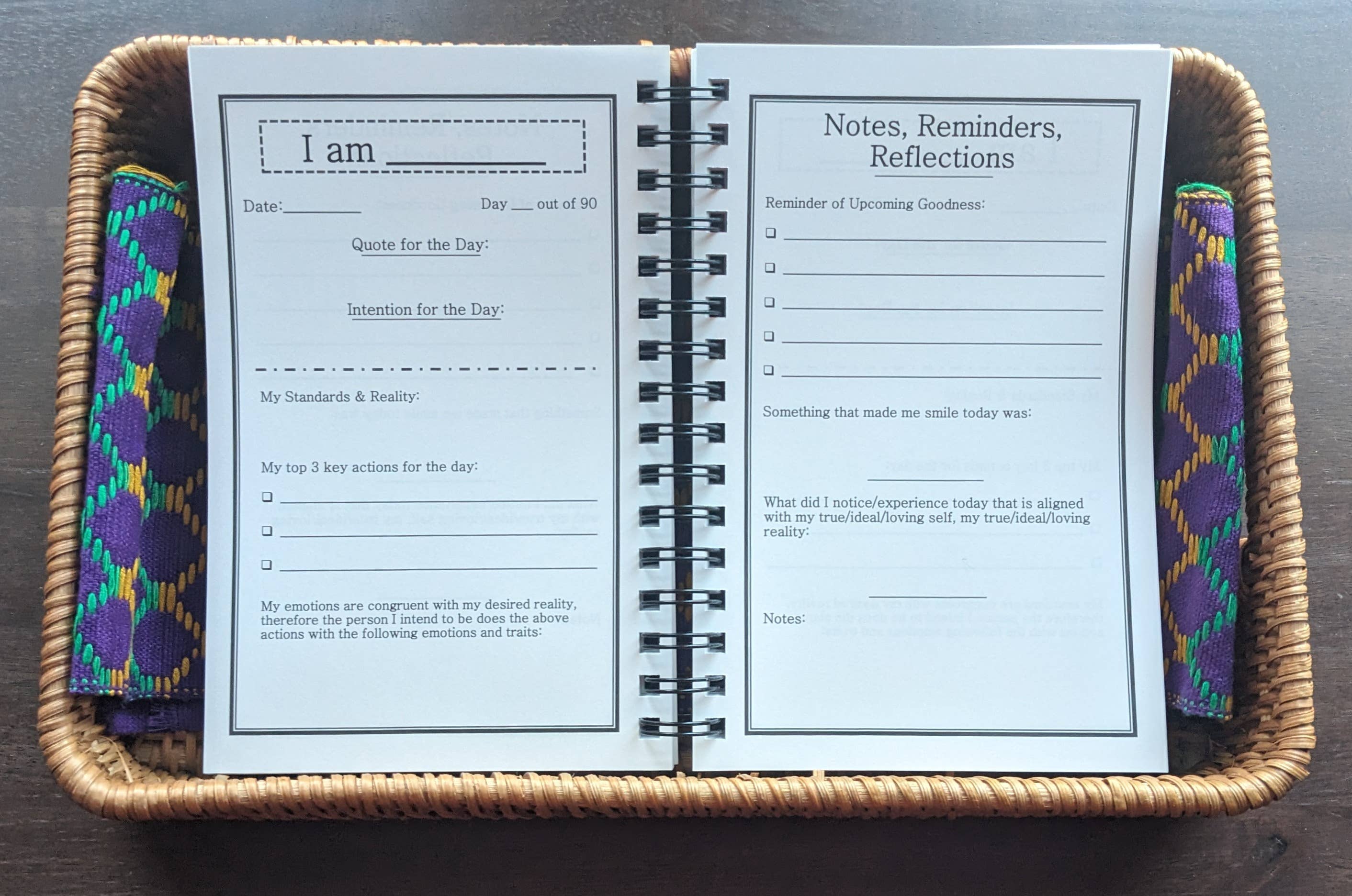 HCJunction and InHeritage Herbs - Wholesale Journal/Diary - 90day Journey Journal & Planner: CUSTOMIZE COVER & ONE PAGE8