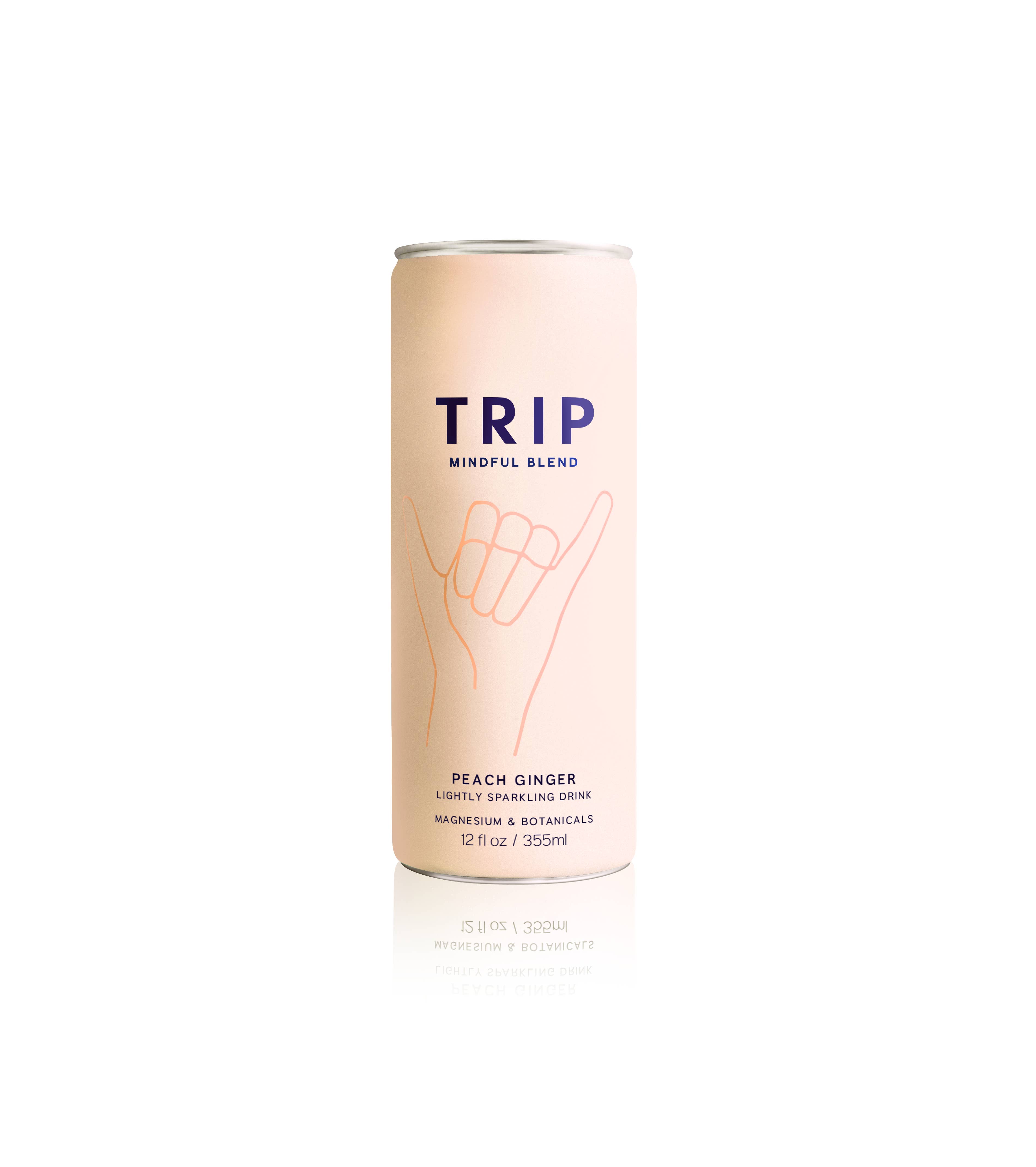 TRIP - Wholesale Non-Alcoholic Aperitif/Mocktail - TRIP Peach Ginger Mindful Blend