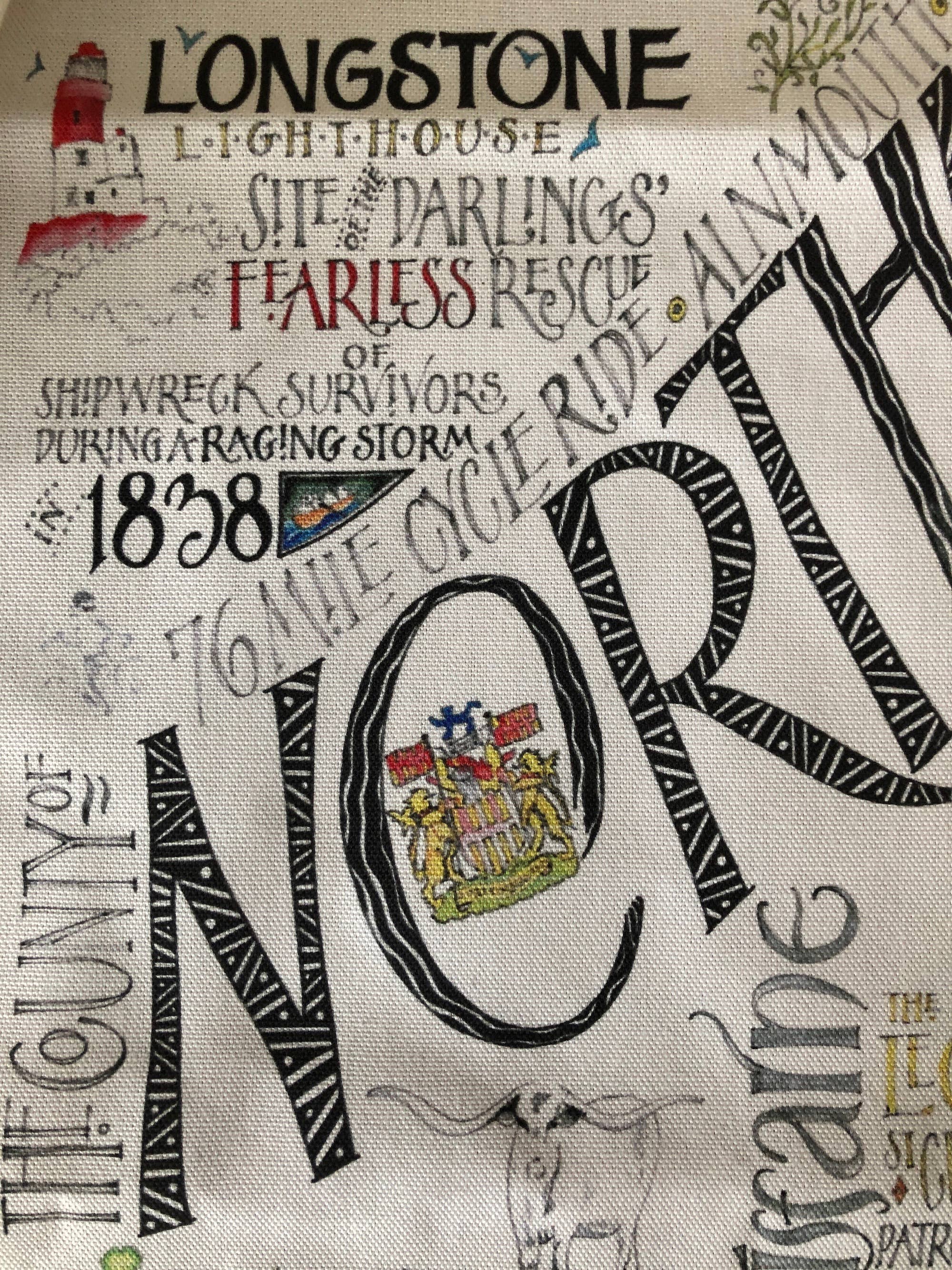 Inklings Art - Wholesale Theedoek - In het VK gemaakte Northumberland theedoeken van 100% katoen7